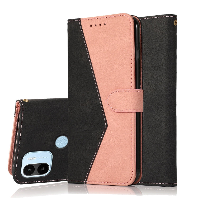 For Xiaomi Redmi A1+ Dual-color Stitching Leather Phone Case