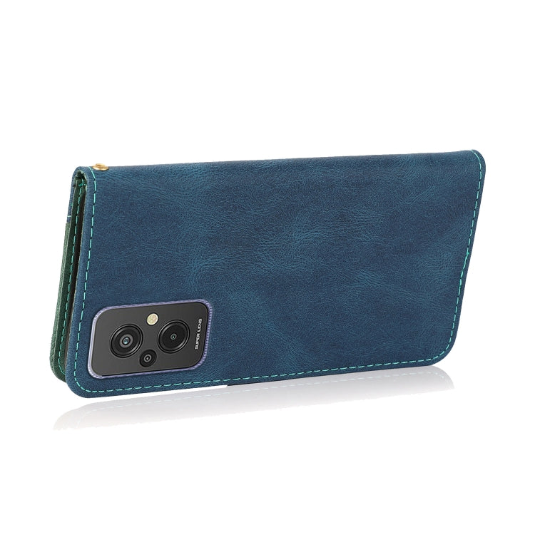 For Xiaomi Redmi 11 Prime 4G Dual-color Stitching Leather Phone Case