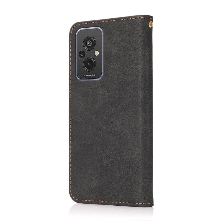 For Xiaomi Redmi 11 Prime 4G Dual-color Stitching Leather Phone Case