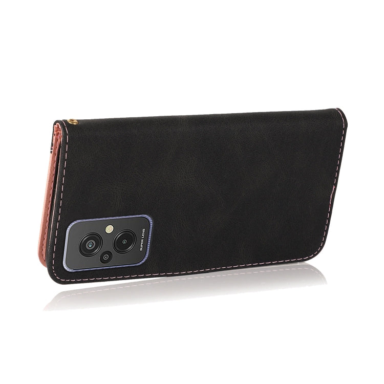 For Xiaomi Redmi 11 Prime 4G Dual-color Stitching Leather Phone Case
