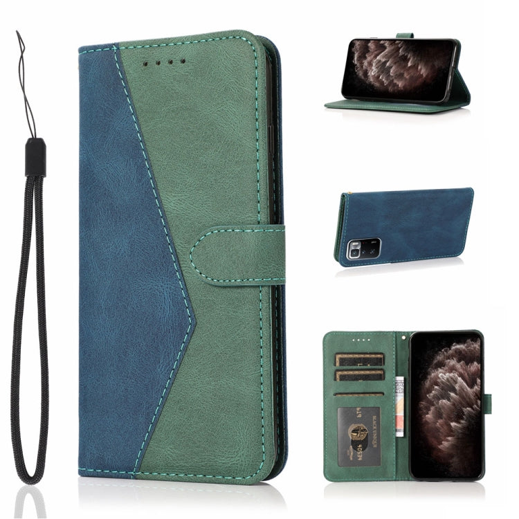 For Xiaomi Redmi Note 10 Pro Dual-color Stitching Leather Phone Case