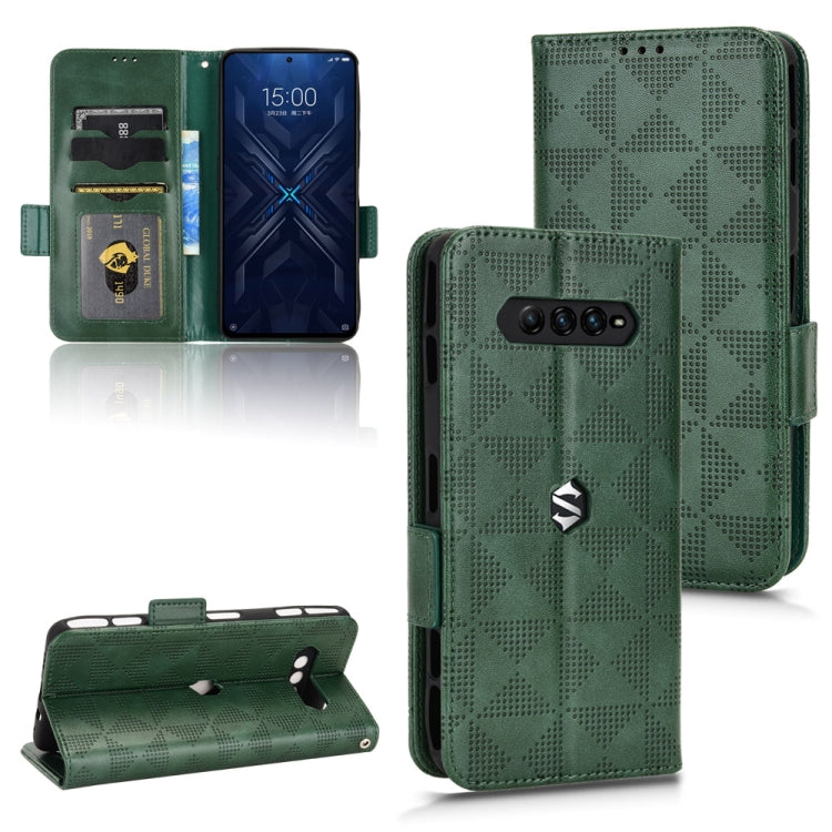 For Xiaomi Black Shark 4 / 4 Pro Symmetrical Triangle Leather Phone Case