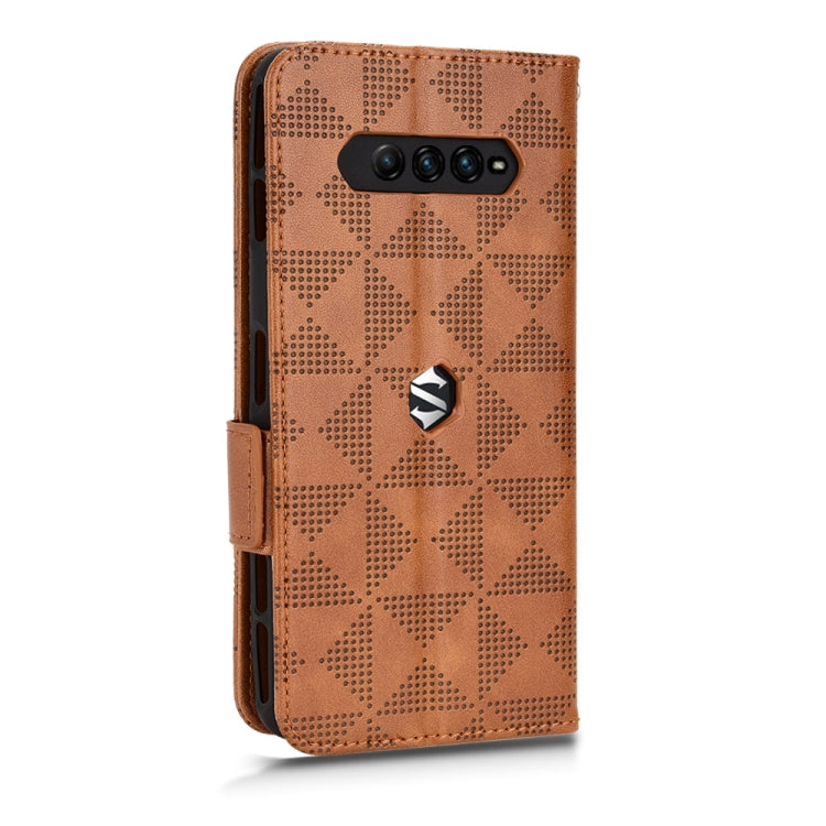 For Xiaomi Black Shark 4 / 4 Pro Symmetrical Triangle Leather Phone Case