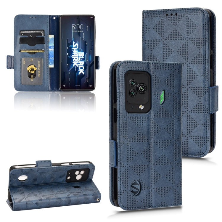 For Xiaomi Black Shark 5 Symmetrical Triangle Leather Phone Case