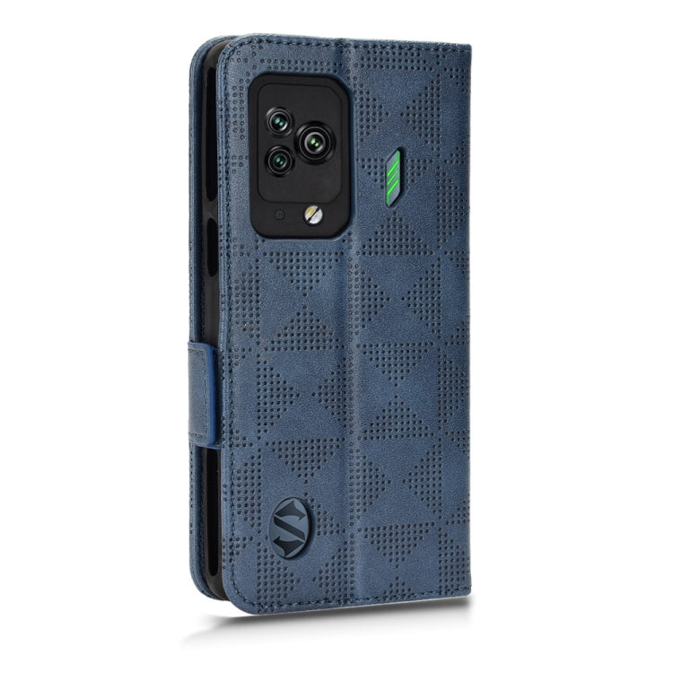 For Xiaomi Black Shark 5 Symmetrical Triangle Leather Phone Case