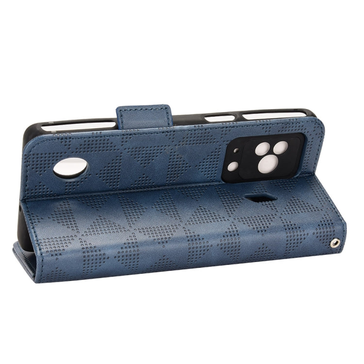 For Xiaomi Black Shark 5 Symmetrical Triangle Leather Phone Case