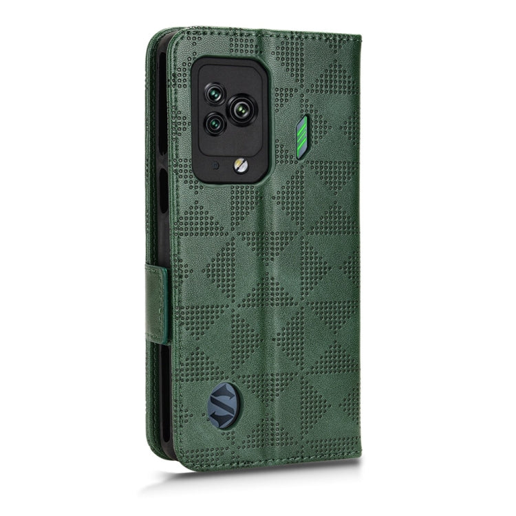For Xiaomi Black Shark 5 Symmetrical Triangle Leather Phone Case