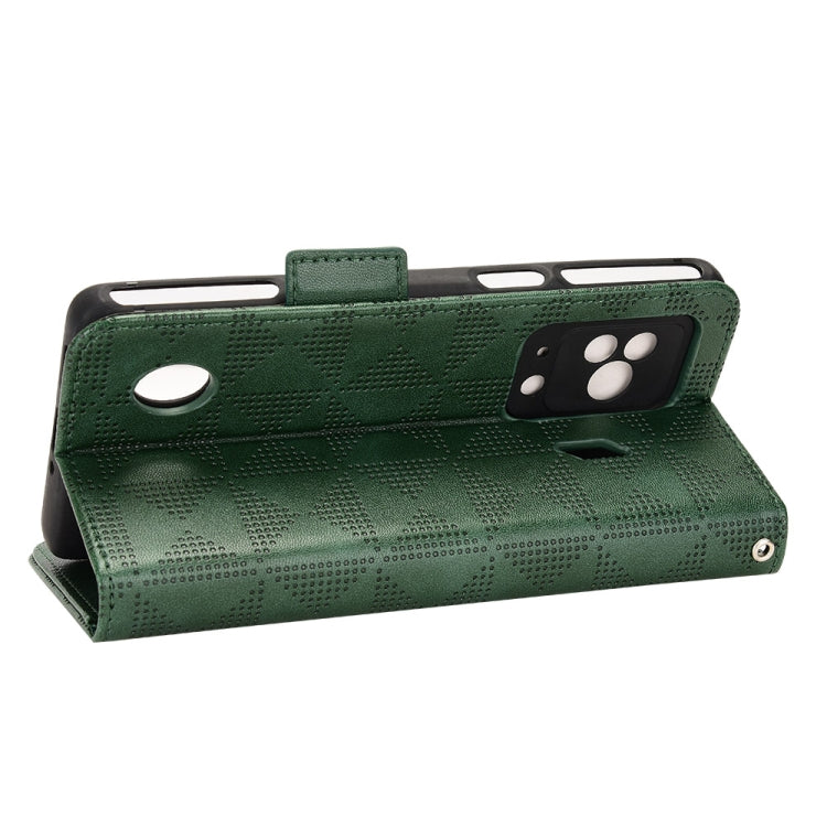 For Xiaomi Black Shark 5 Symmetrical Triangle Leather Phone Case