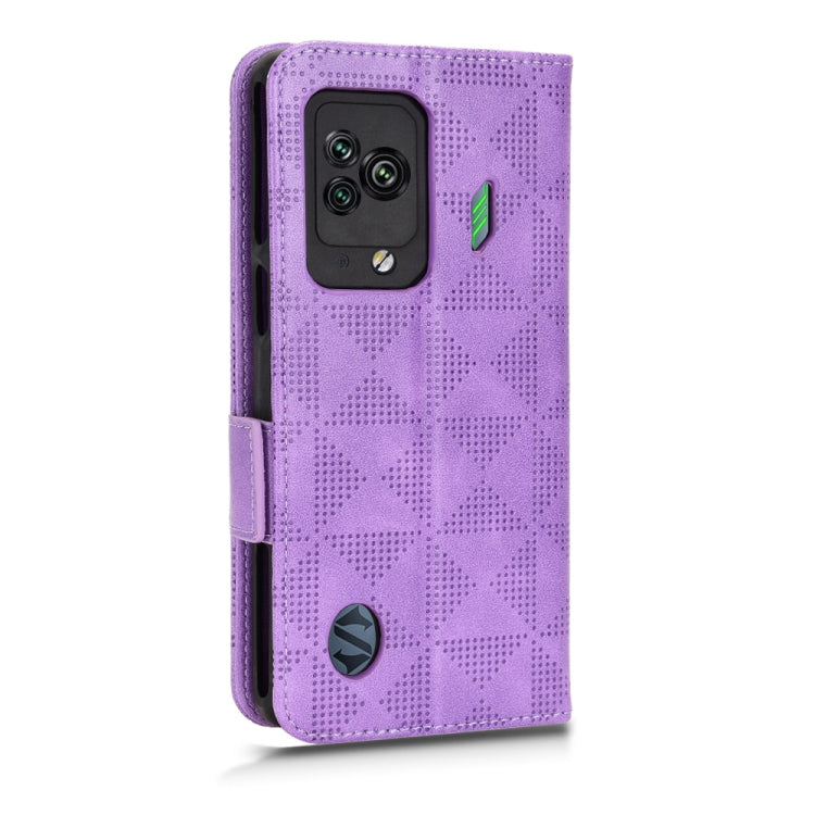 For Xiaomi Black Shark 5 Symmetrical Triangle Leather Phone Case