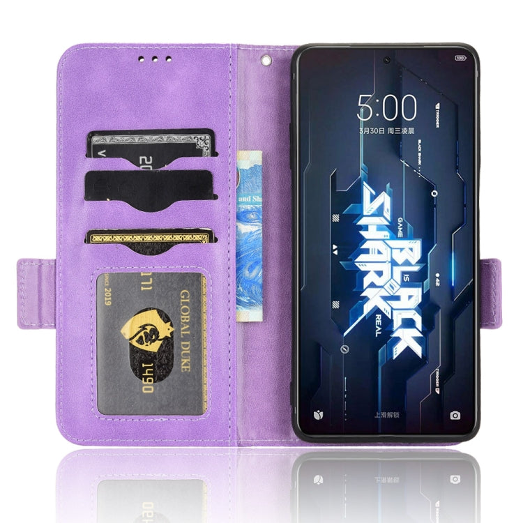 For Xiaomi Black Shark 5 Symmetrical Triangle Leather Phone Case