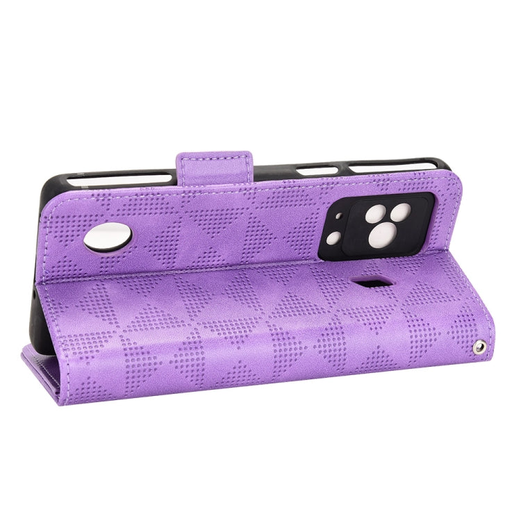 For Xiaomi Black Shark 5 Symmetrical Triangle Leather Phone Case