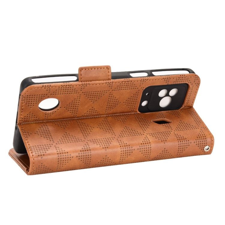 For Xiaomi Black Shark 5 Symmetrical Triangle Leather Phone Case