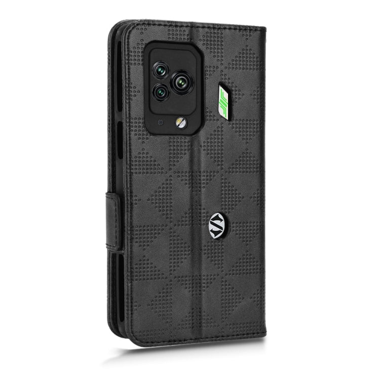 For Xiaomi Black Shark 5 Pro Symmetrical Triangle Leather Phone Case
