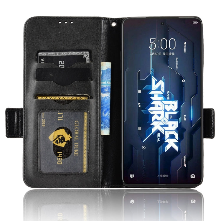 For Xiaomi Black Shark 5 Pro Symmetrical Triangle Leather Phone Case