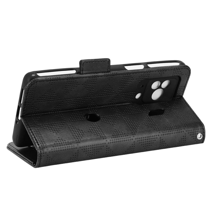 For Xiaomi Black Shark 5 Pro Symmetrical Triangle Leather Phone Case