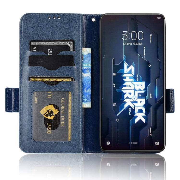 For Xiaomi Black Shark 5 Pro Symmetrical Triangle Leather Phone Case