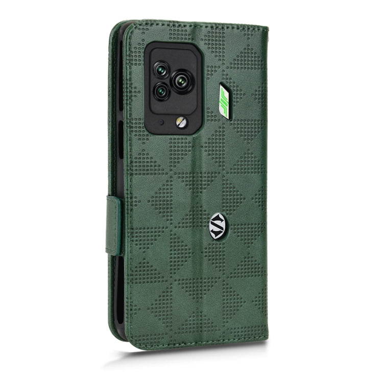 For Xiaomi Black Shark 5 Pro Symmetrical Triangle Leather Phone Case
