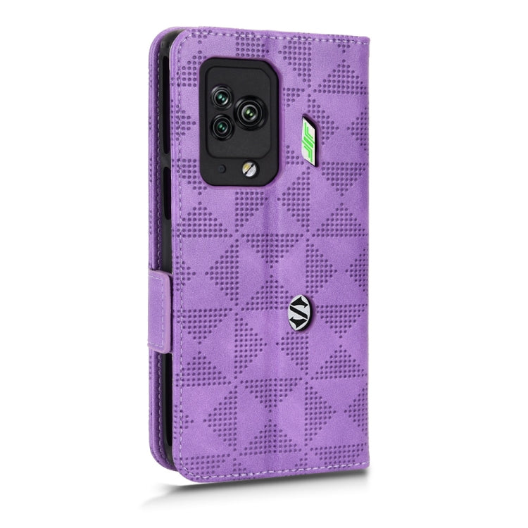 For Xiaomi Black Shark 5 Pro Symmetrical Triangle Leather Phone Case