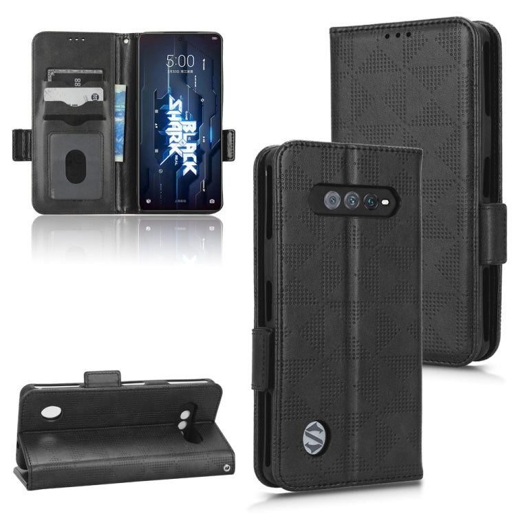 For Xiaomi Black Shark 5 RS Symmetrical Triangle Leather Phone Case