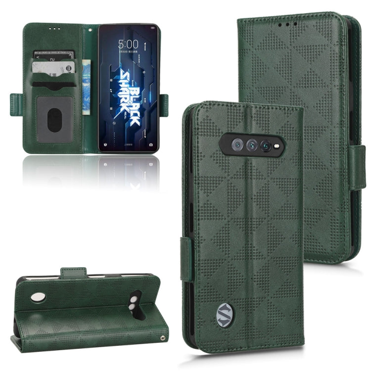 For Xiaomi Black Shark 5 RS Symmetrical Triangle Leather Phone Case