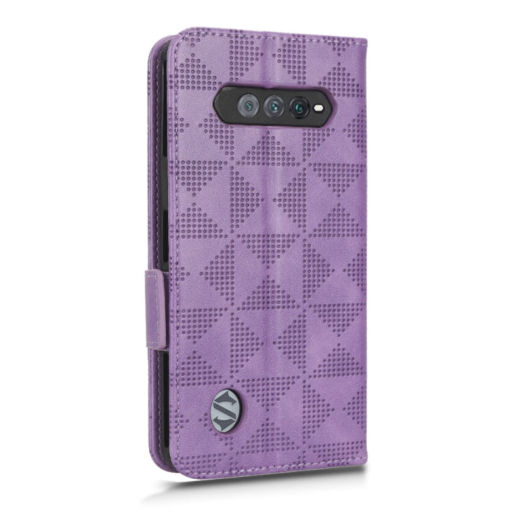 For Xiaomi Black Shark 5 RS Symmetrical Triangle Leather Phone Case