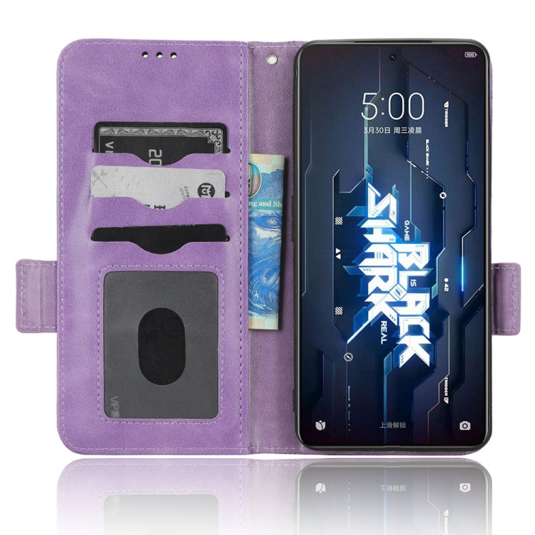 For Xiaomi Black Shark 5 RS Symmetrical Triangle Leather Phone Case