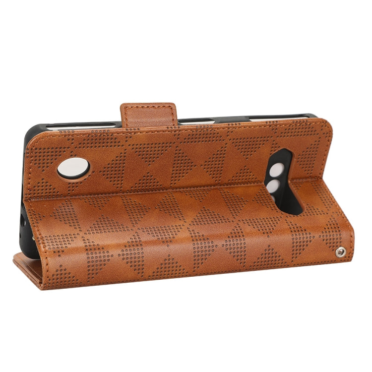 For Xiaomi Black Shark 5 RS Symmetrical Triangle Leather Phone Case