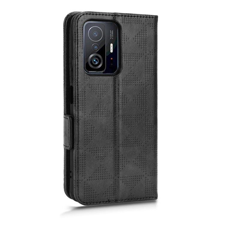 For Xiaomi 11T / 11T Pro Symmetrical Triangle Leather Phone Case