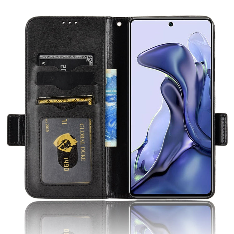 For Xiaomi 11T / 11T Pro Symmetrical Triangle Leather Phone Case