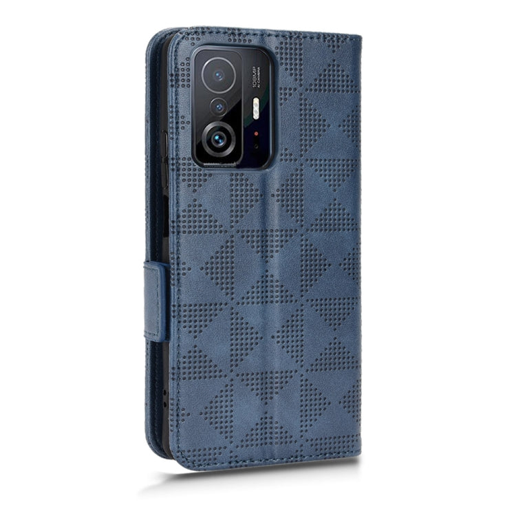 For Xiaomi 11T / 11T Pro Symmetrical Triangle Leather Phone Case