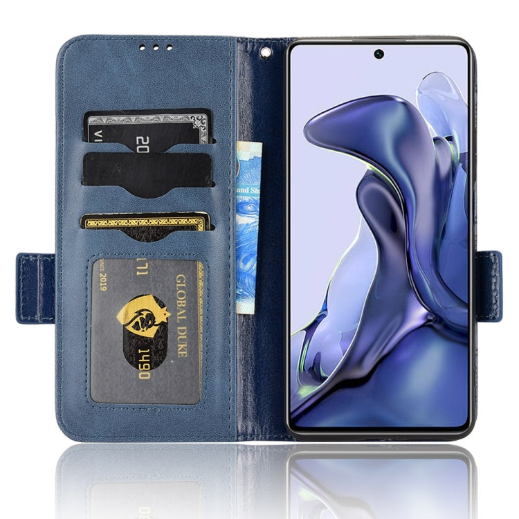 For Xiaomi 11T / 11T Pro Symmetrical Triangle Leather Phone Case