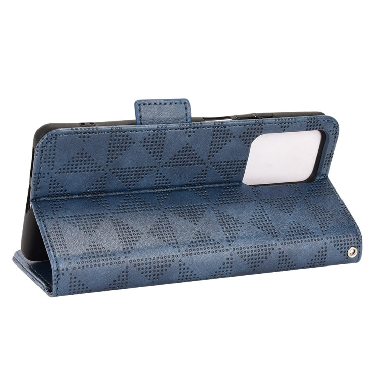 For Xiaomi 11T / 11T Pro Symmetrical Triangle Leather Phone Case