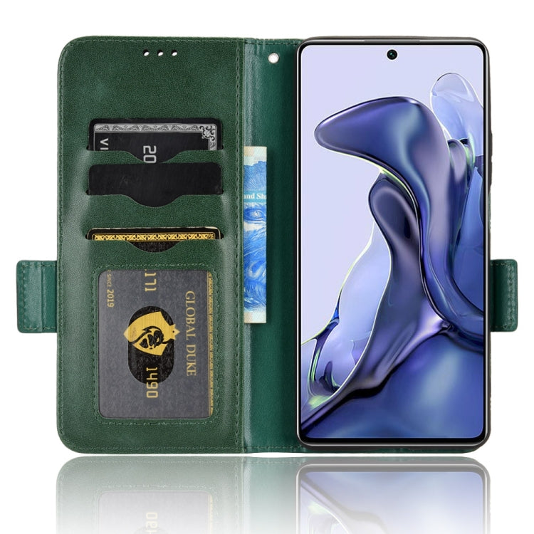 For Xiaomi 11T / 11T Pro Symmetrical Triangle Leather Phone Case