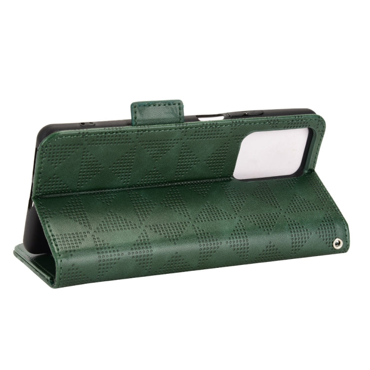 For Xiaomi 11T / 11T Pro Symmetrical Triangle Leather Phone Case