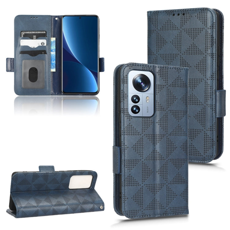 For Xiaomi 12 Lite Symmetrical Triangle Leather Phone Case