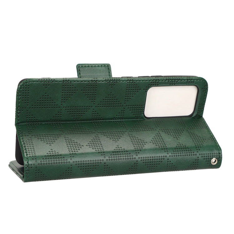 For Xiaomi 12 Lite Symmetrical Triangle Leather Phone Case