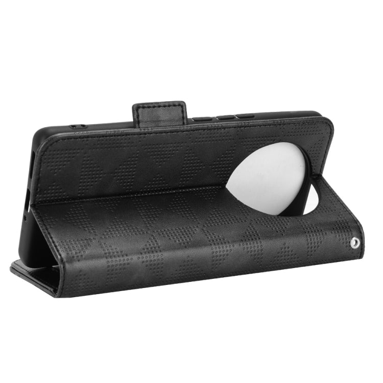 For Xiaomi 12S Ultra Symmetrical Triangle Leather Phone Case