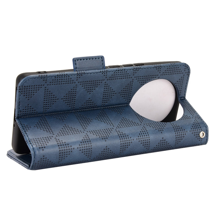 For Xiaomi 12S Ultra Symmetrical Triangle Leather Phone Case