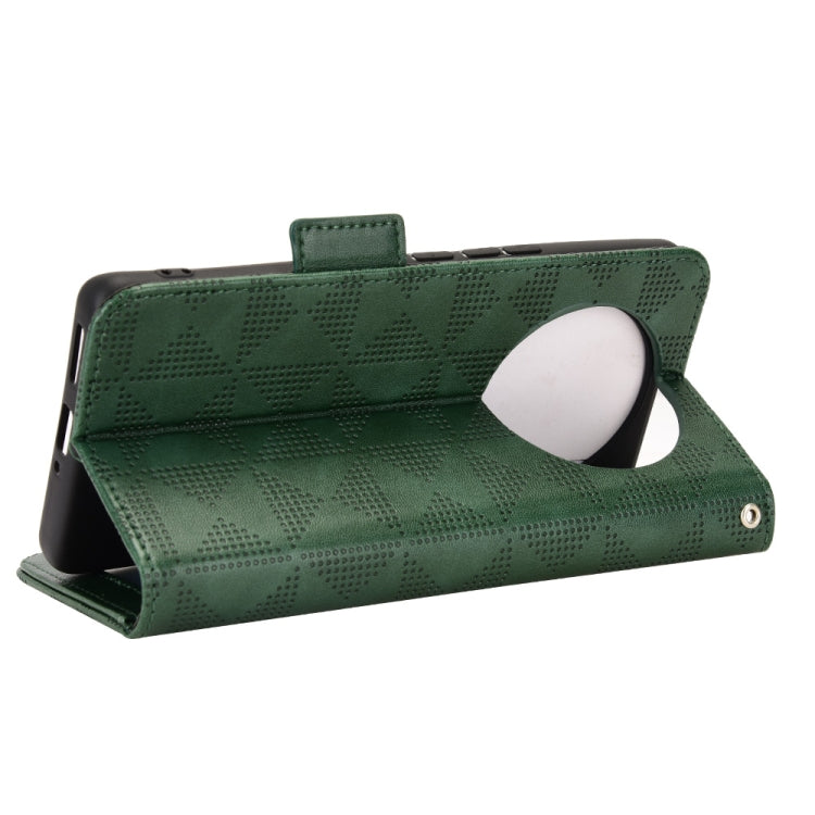 For Xiaomi 12S Ultra Symmetrical Triangle Leather Phone Case