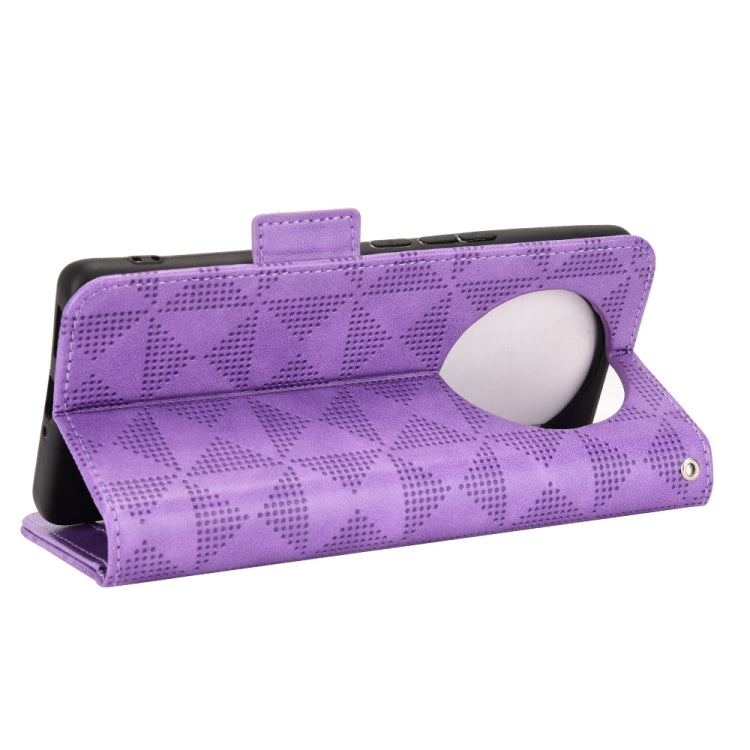 For Xiaomi 12S Ultra Symmetrical Triangle Leather Phone Case