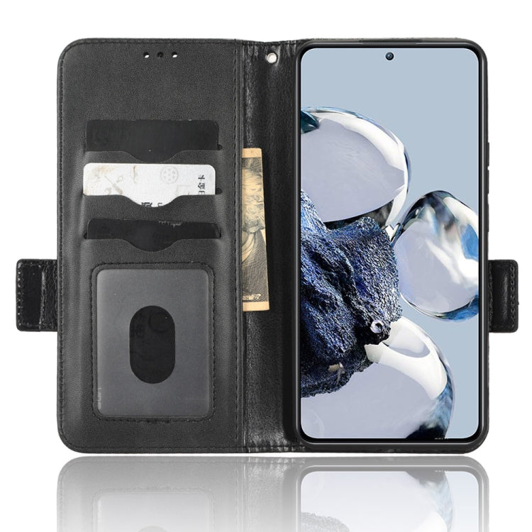 For Xiaomi 12T Pro Symmetrical Triangle Leather Phone Case