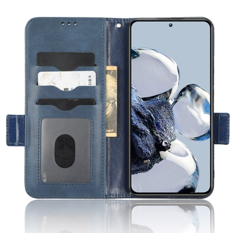 For Xiaomi 12T Pro Symmetrical Triangle Leather Phone Case