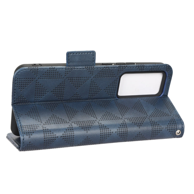 For Xiaomi 12T Pro Symmetrical Triangle Leather Phone Case