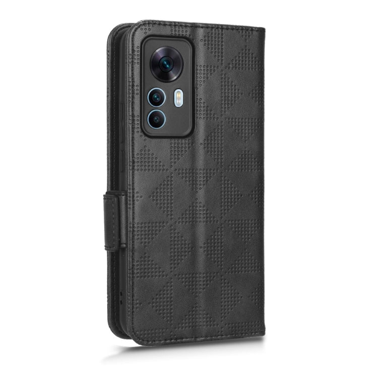 For Xiaomi 12T Symmetrical Triangle Leather Phone Case