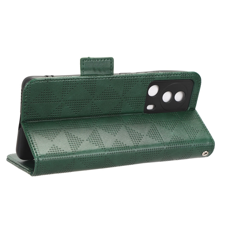 For Xiaomi 13 Lite / Civi 2 / 12 Lite NE Symmetrical Triangle Leather Phone Case