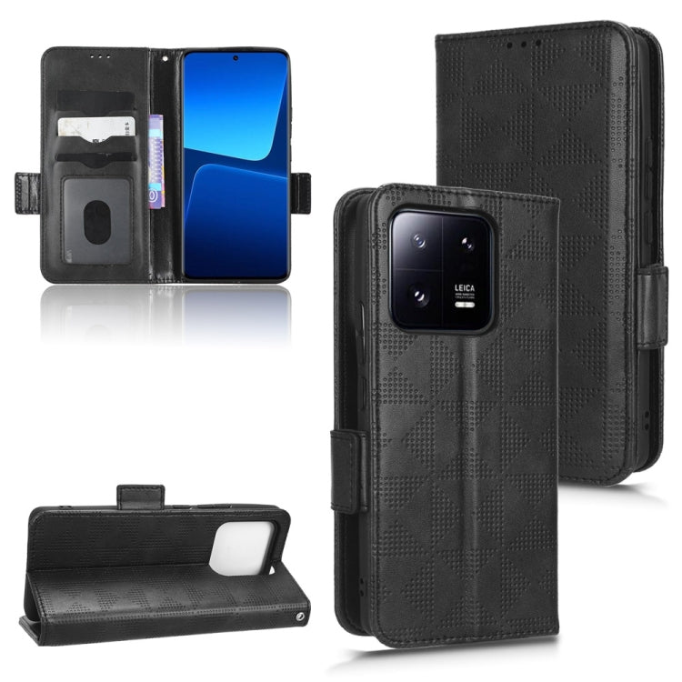 For Xiaomi 13 Pro Symmetrical Triangle Leather Phone Case