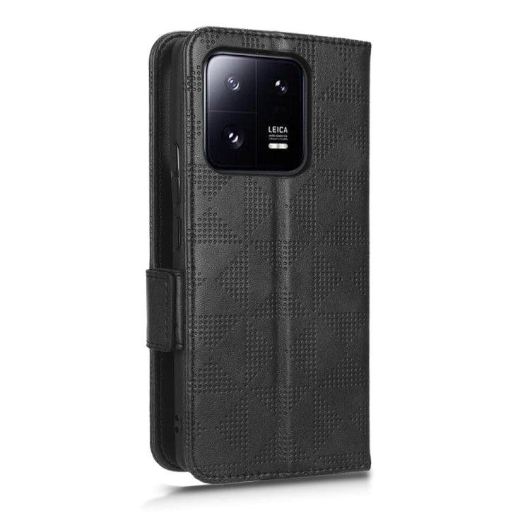 For Xiaomi 13 Pro Symmetrical Triangle Leather Phone Case