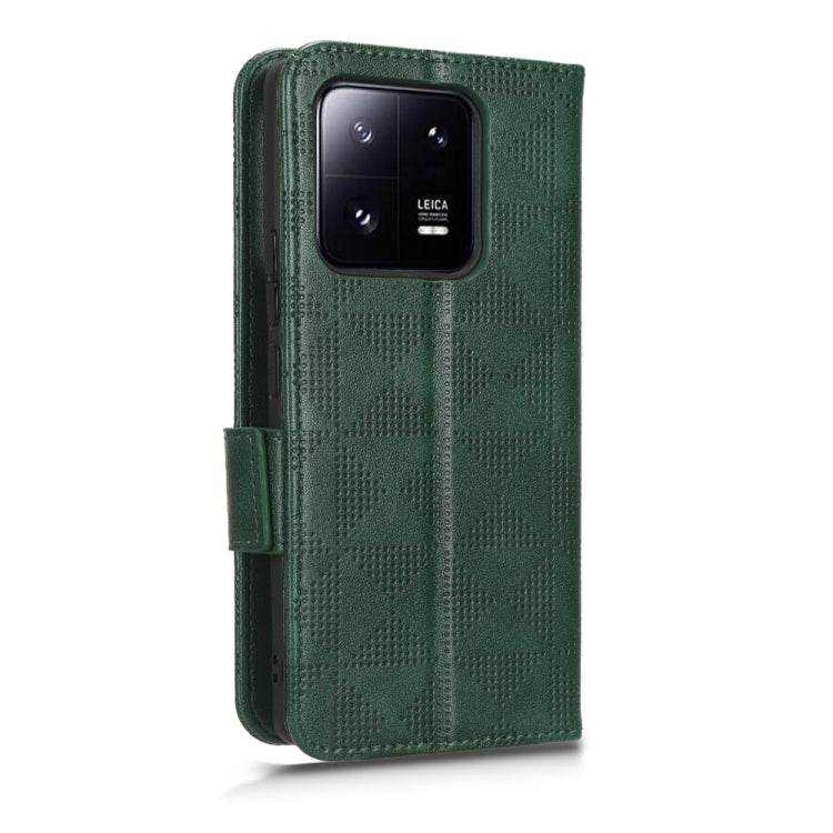 For Xiaomi 13 Pro Symmetrical Triangle Leather Phone Case