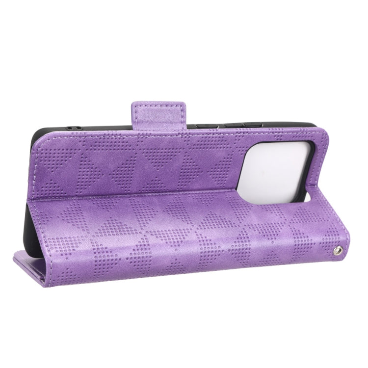 For Xiaomi 13 Pro Symmetrical Triangle Leather Phone Case