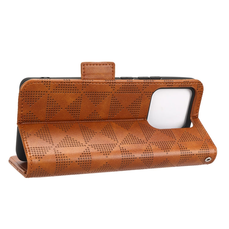 For Xiaomi 13 Pro Symmetrical Triangle Leather Phone Case